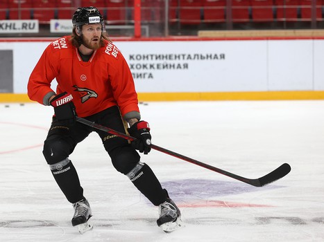 Раскатка «Авангарда» перед матчем с ХК «Сочи»