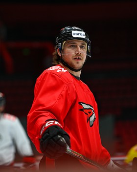 Тренировка «Авангарда» перед четвёртым матчем серии с «Металлургом»