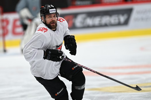 Тренировка «Авангарда» перед матчем с «Трактором»