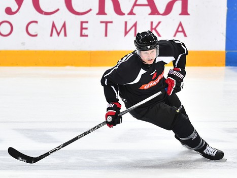 Раскатка "Авангарда" перед матчем с ХК "Сочи"