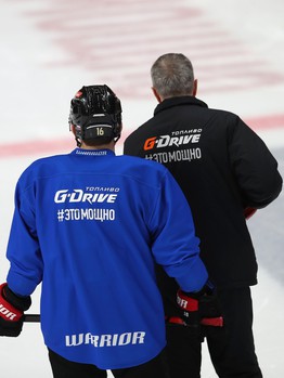 Раскатка «Авангарда» перед матчем с «Трактором»