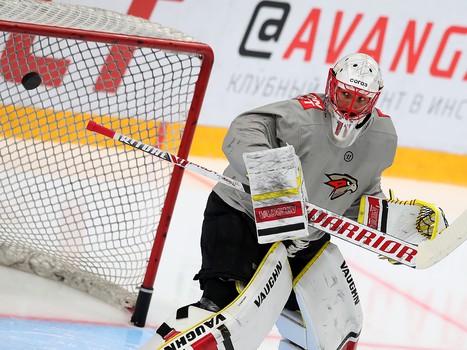 Раскатка «Авангарда» перед матчем с «Металлургом»