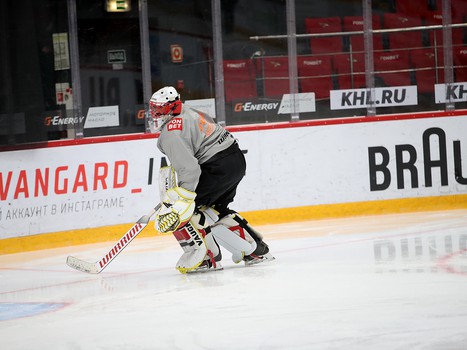 Открытая тренировка «Авангарда» перед домашними матчами финала Кубка Гагарина