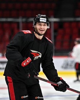 Раскатка «Авангарда» перед матчем с «Салаватом Юлаевым»