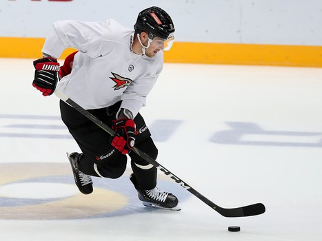 Раскатка «Авангарда» перед матчем с «Магниткой»