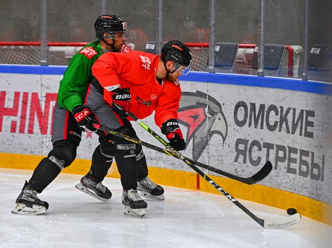 Тренировка «Авангарда» перед турниром Пучкова