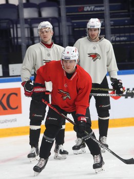 Раскатка «Авангарда» перед выездным матчем с «Ак Барсом»