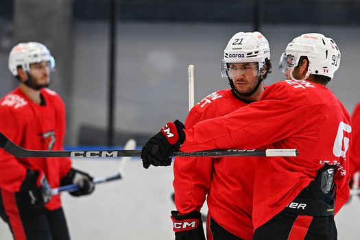 Тренировка «Авангарда» в Омске