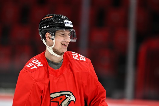 Раскатка «Авангарда» перед матчем с «Трактором»