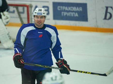 Раскатка "Авангарда" в Екатеринбурге перед игрой с "Автомобилистом"