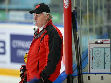 Раскатка "Авангарда" перед матчем с "Нефтехимиком" 1 ноября 2013