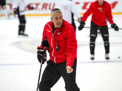 Открытая тренировка «Авангарда» для СМИ