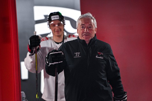 Раскатка «Авангарда» перед матчем с «Салаватом Юлаевым»