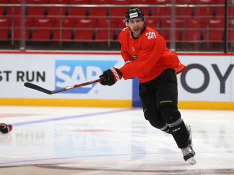 Раскатка «Авангарда» перед матчем с «Сибирью»