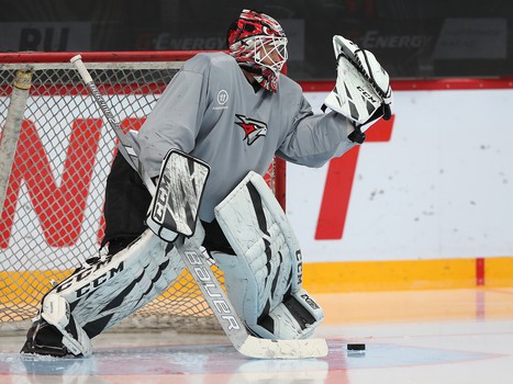 Раскатка «Авангарда» перед матчем с «Магниткой»