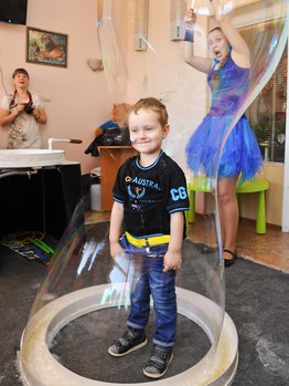 "Авангард" устроил праздник для юных болельщиков из ООДКБ