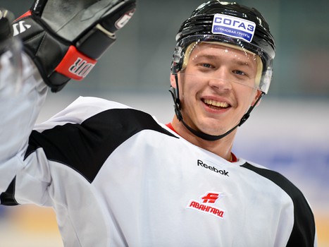 Раскатка "Авангарда" перед матчем с "Северсталью" 10 сентября 2013