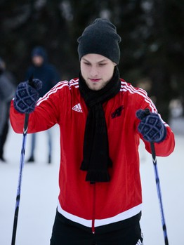 Лыжная тренировка "Авангарда"