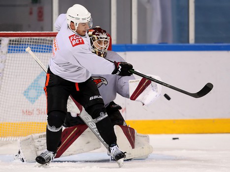 Тренировка «Авангарда» в Сочи