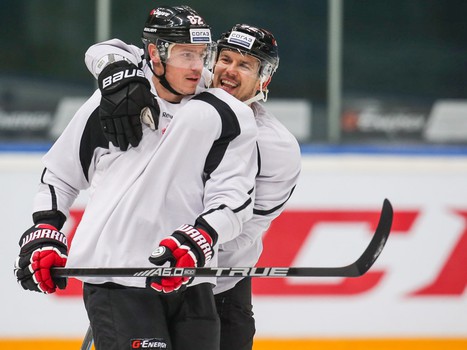 Раскатка «Авангарда» перед матчем с «Барысом»