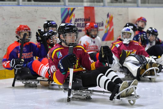 Турнир по следж-хоккею в Омске, день 2