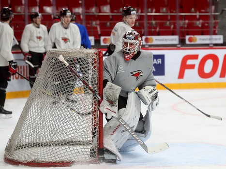 Раскатка «Авангарда» перед матчем с ХК «Сочи»
