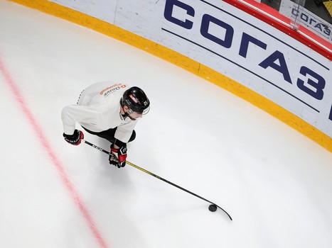 Раскатка «Авангарда» перед матчем с «Барысом»