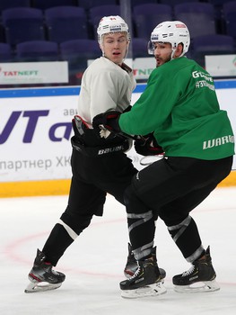 Раскатка «Авангарда» перед выездным матчем с «Ак Барсом»