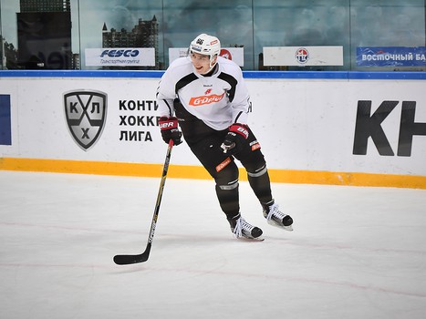 Тренировка "Авангарда" во Владивостоке перед матчем с "Адмиралом"