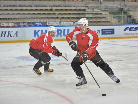 Тренировка "Авангарда" во Владивостоке