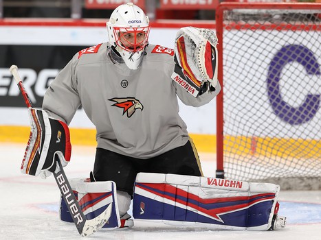 Раскатка «Авангарда» перед матчем с «Автомобилистом»