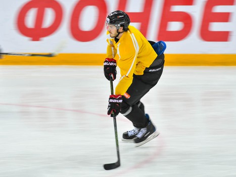 Раскатка "Авангарда" перед матчем с "Югрой"