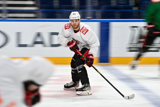 Раскатка «Авангарда» перед матчем в Ярославле