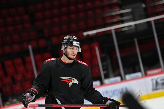 Раскатка «Авангарда» перед матчем с «Барысом»