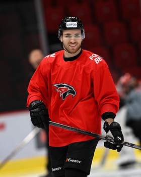 Раскатка «Авангарда» перед матчем с ХК «Сочи»