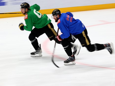 Тренировка «Авангарда» в Балашихе