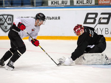 Открытая тренировка «Авангарда» для СМИ