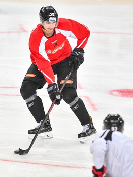 Раскатка "Авангарда" перед третьим матчем серии с "Салаватом Юлаевым"