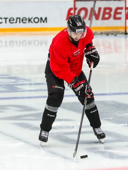 Раскатка «Авангарда» перед четвертым матчем серии с «Барысом»