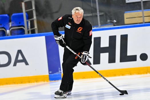 Раскатка «Авангарда» перед матчем в Нижнем Новгороде