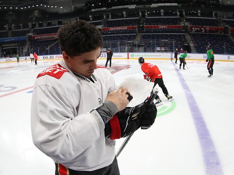 Раскатка «Авангарда» перед юбилейным матчем с «Ак Барсом»