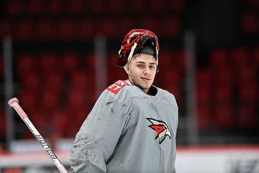 Раскатка «Авангарда» перед матчем с «Трактором»