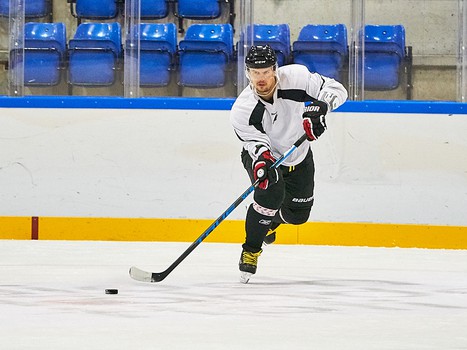 Раскатка "Авангарда" перед вторым матчем с "РоКи"