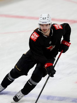 Раскатка «Авангарда» перед матчем в Череповце