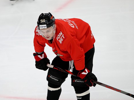 Раскатка «Авангарда» перед матчем с «Локомотивом»