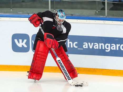 Раскатка «Авангарда» перед матчем со «Слованом»