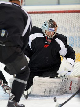 Первая тренировка "Авангарда" на льду