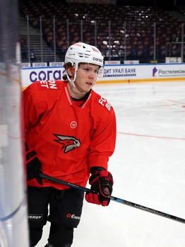 Тренировка «Авангарда» перед шестым матчем серии с «Металлургом»