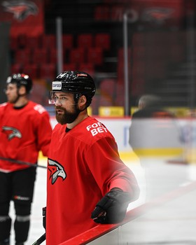 Раскатка «Авангарда» перед матчем с «Салаватом Юлаевым»