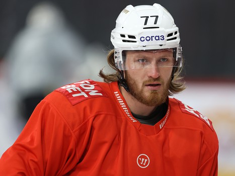 Раскатка «Авангарда» перед матчем в Екатеринбурге